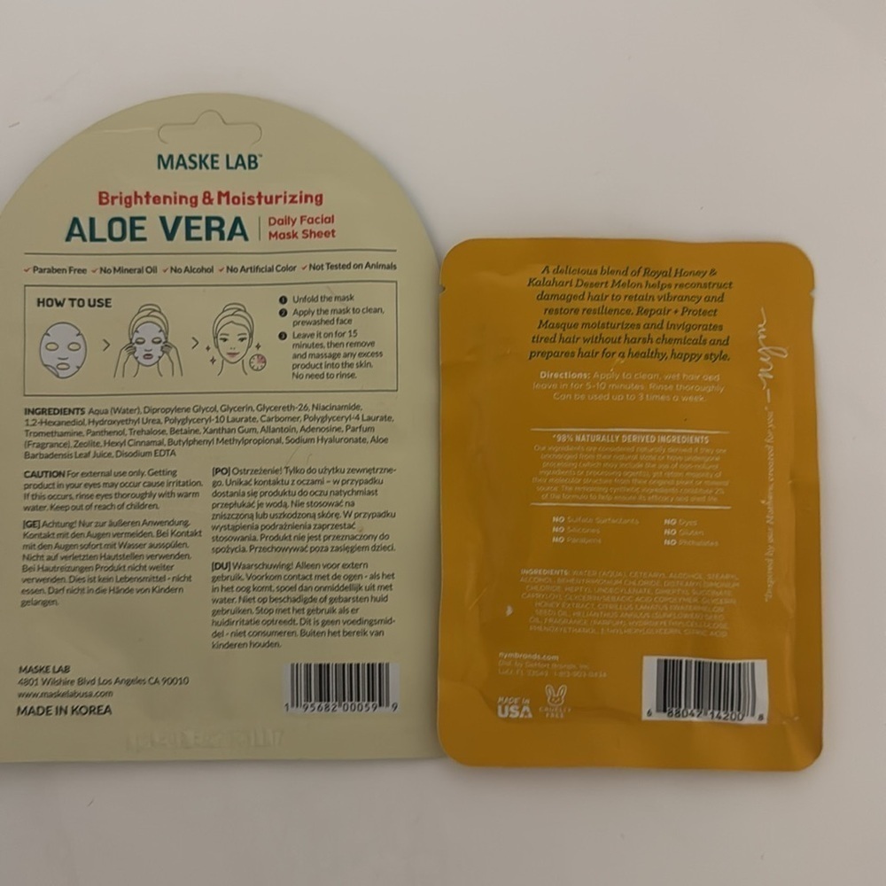Facial mask bundle + rose quartz Gus sha sculpting stone - Picture 10 of 12